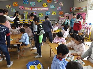 １０月２８日　赤小５年生との交流会