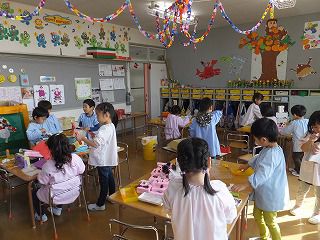 １１月２２日　クリスマスケーキをつくろう