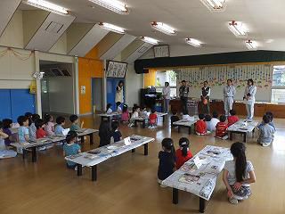 ５月２３日　木工クラフト体験（年長組）