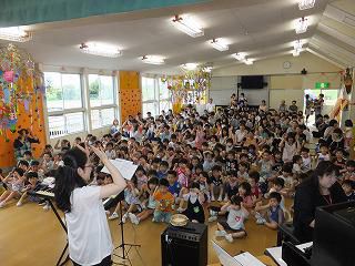 ７月１日　創立記念日　クリーンｄａｙ　子育て支援コンサート