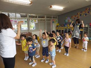 ７月５日　英語であそぼう楽しかったね！