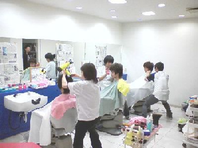 全国理容競技大会 強化練習会