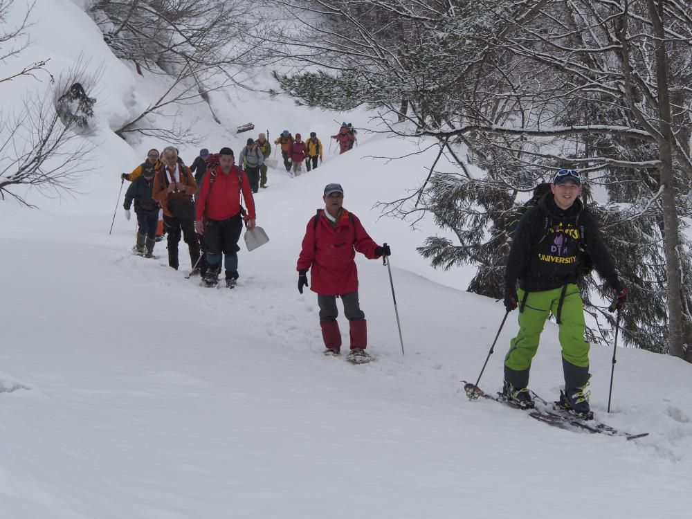 「斜平山雪上トレッキング（カンカン渡り）」参加者大募集！