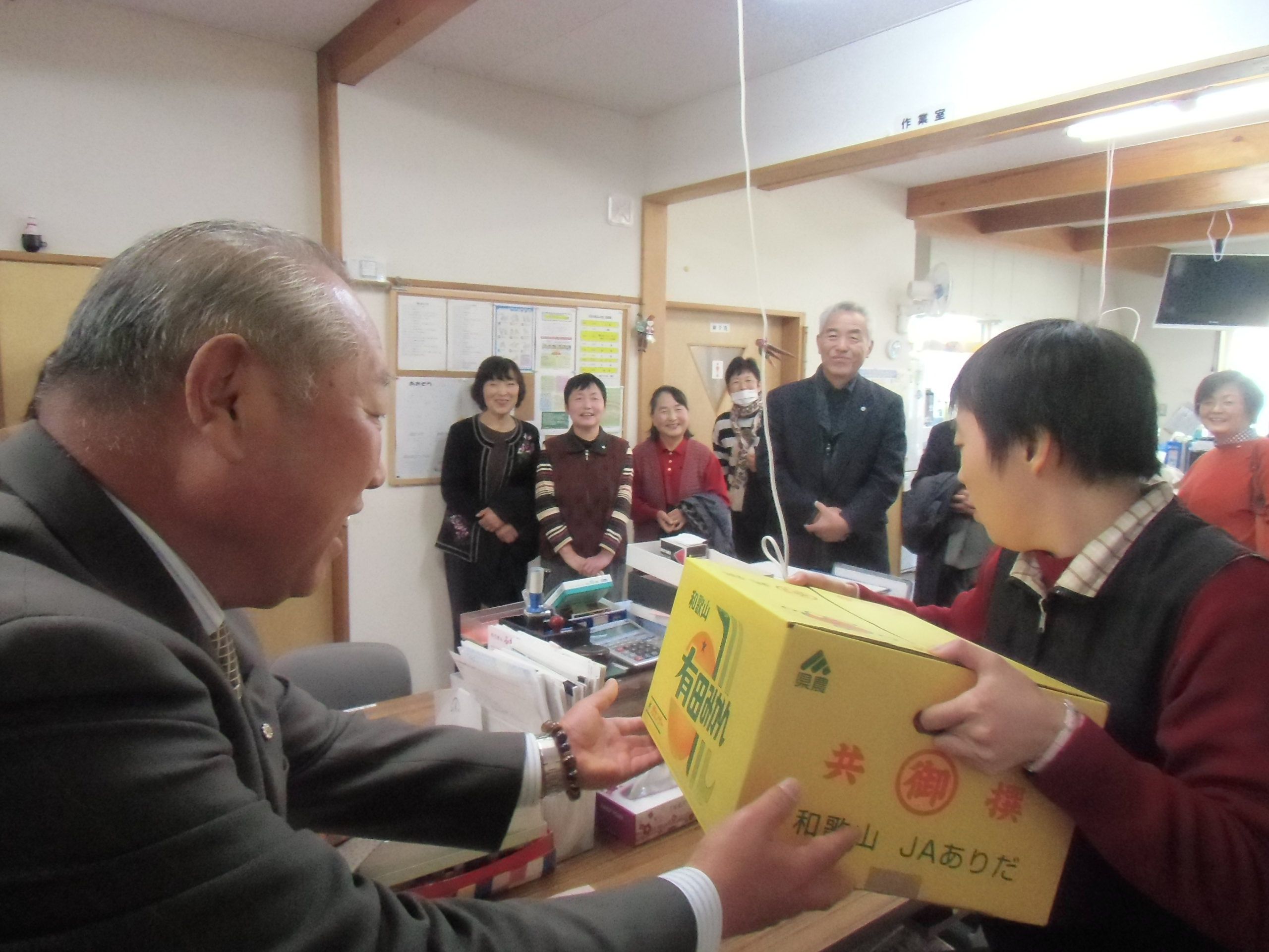 山辺町民生委員児童委員の皆様が「あおぞら」を訪問されました。
