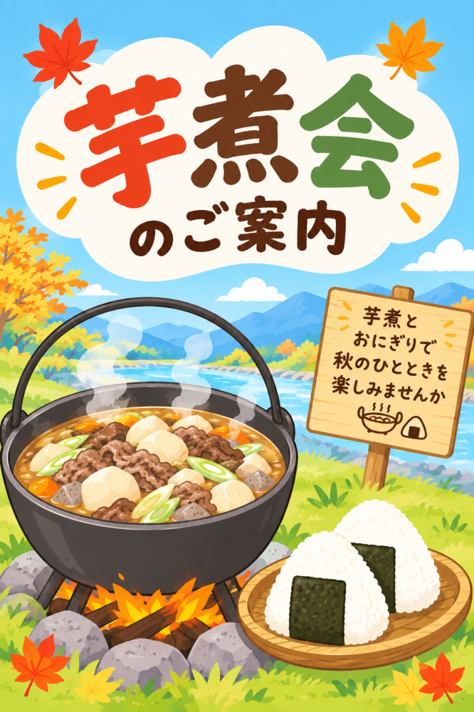 芋煮会のご案内