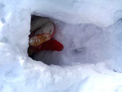 雪遊び