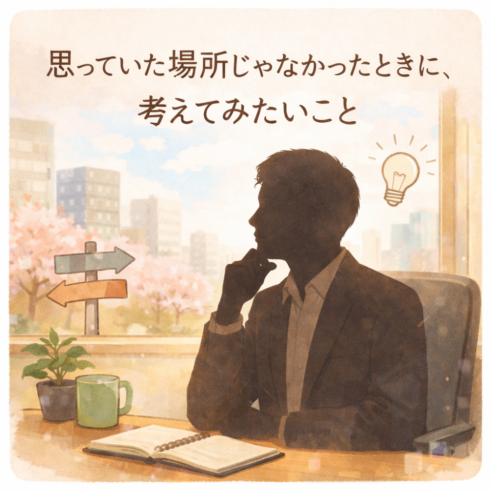 【山形転職コラム】思っていた場所じゃなかったときに、考えてみたいこと