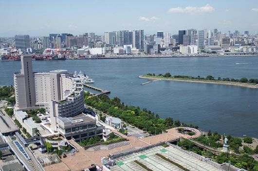 お台場から見た！