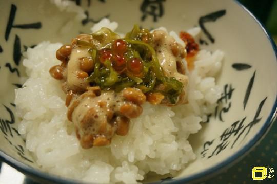 いくらめかぶなっとうどん