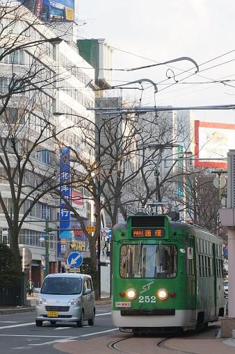 【0泊3日の札幌旅】かわいい電車