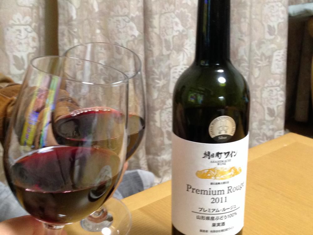 朝日連峰大朝日岳を脳裏に浮かべながら。乾杯。