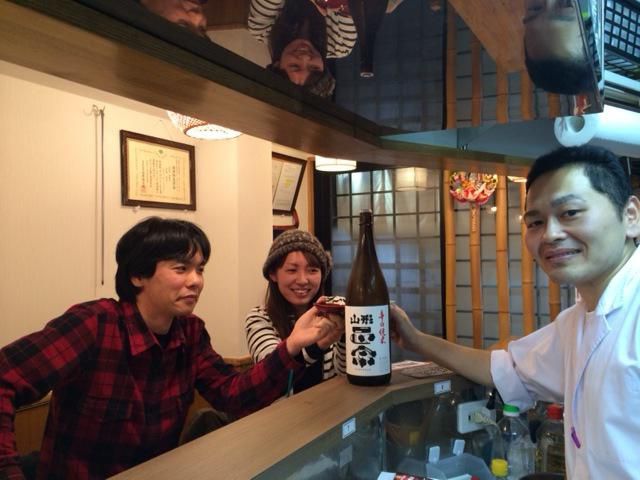 オーナーと乾杯！