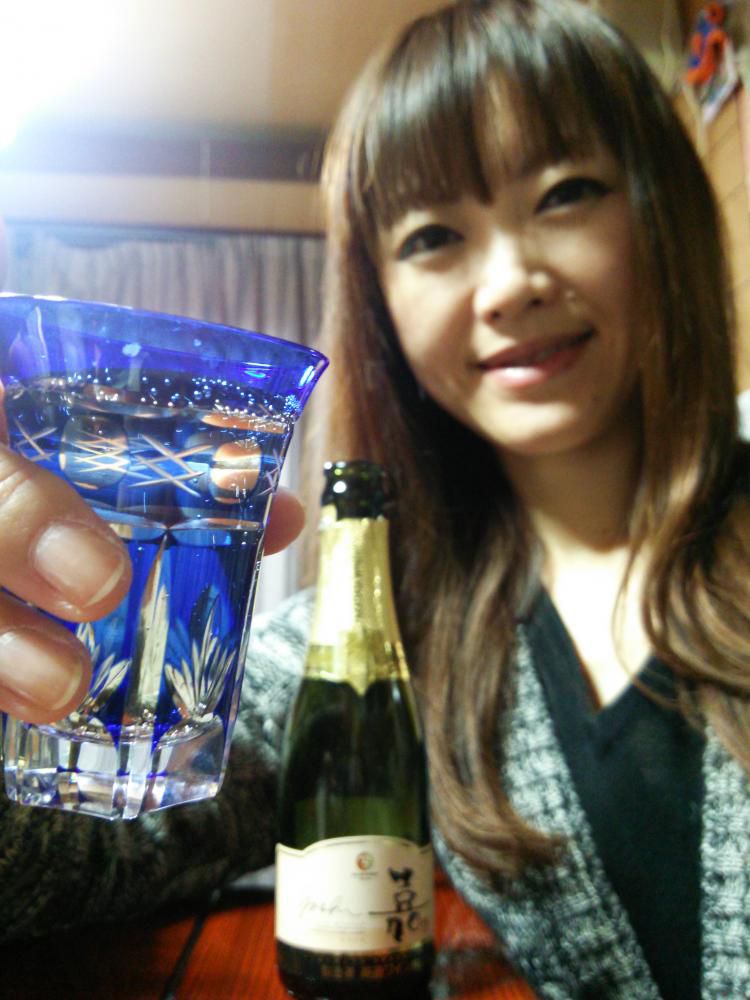 新年に一人乾杯・・・