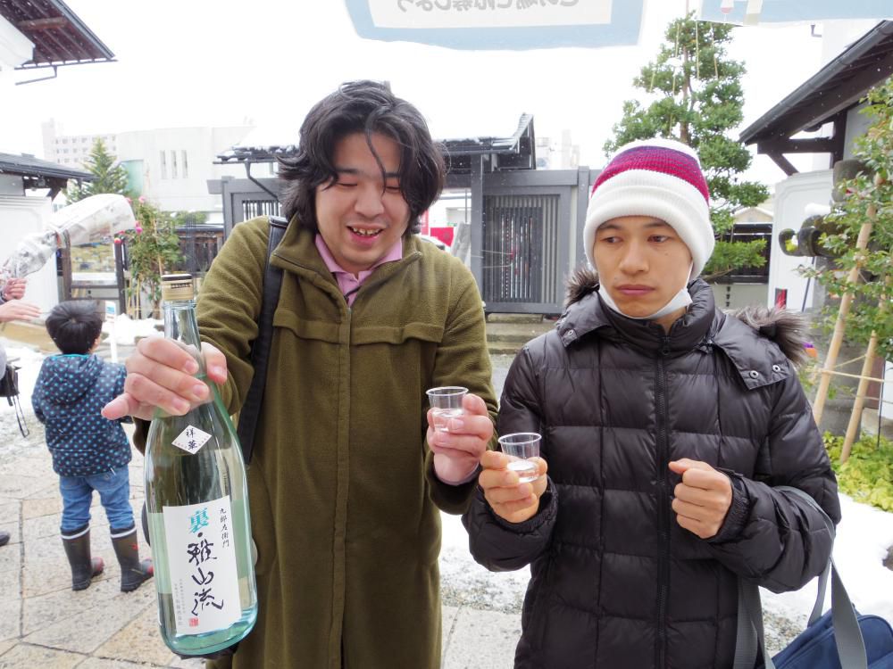 紅の蔵試飲会にて