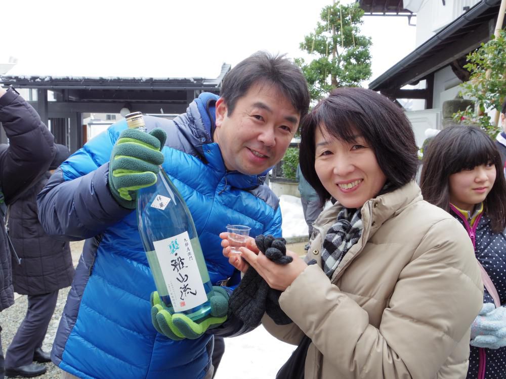 紅の蔵試飲会にて
