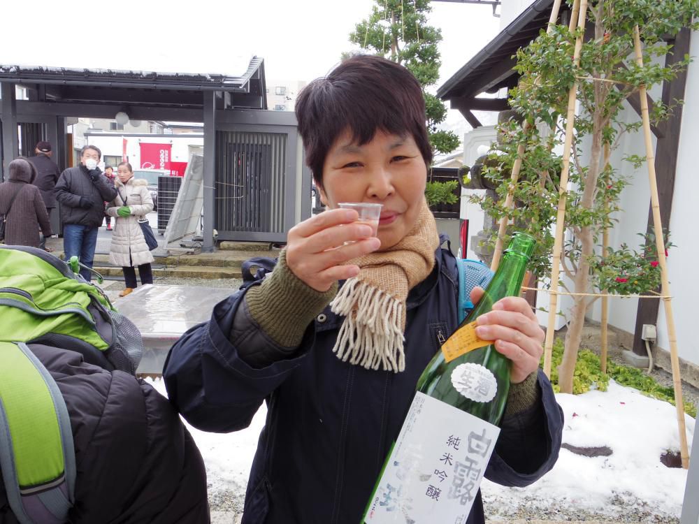 紅の蔵試飲会にて
