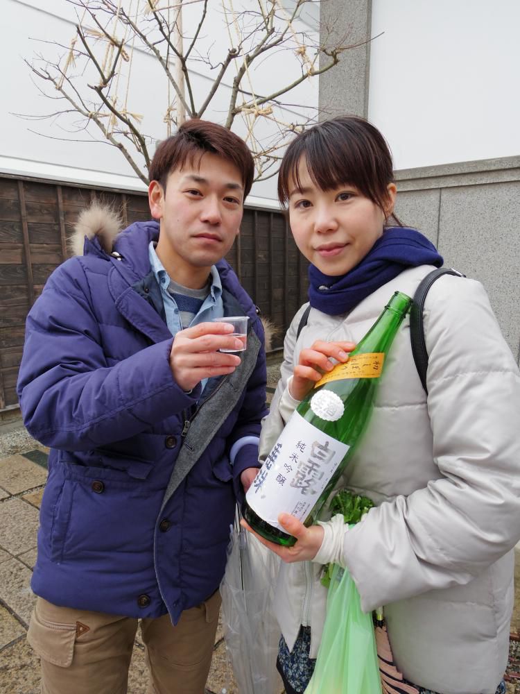 紅の蔵試飲会にて