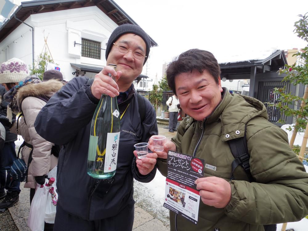 紅の蔵試飲会にて