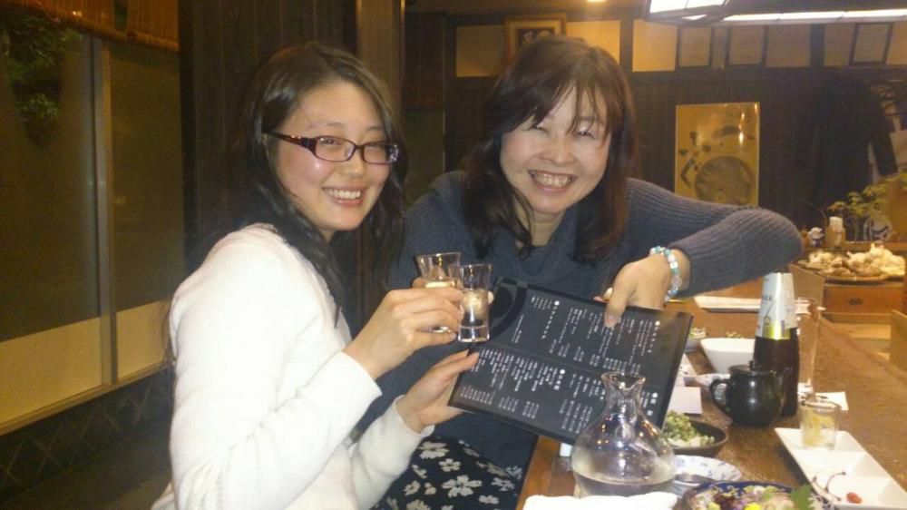 東北泉で乾杯