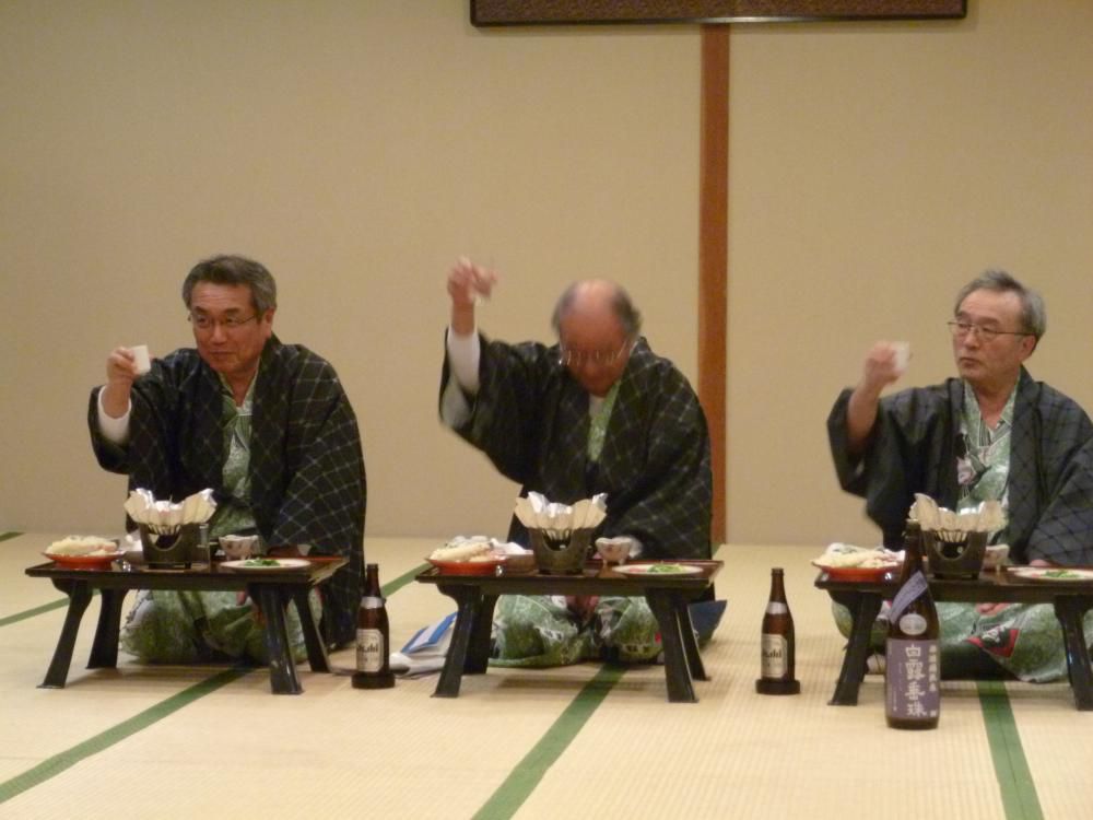 学習会の後の乾杯は最高