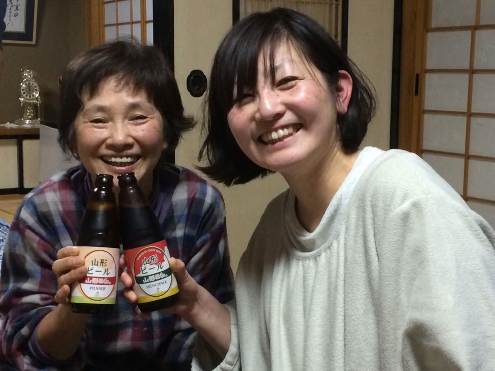 お正月に、嫁と山形ビールでかんぱーい。