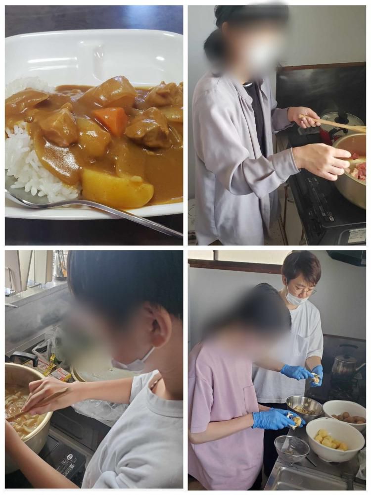 カレー作ったよ～～
