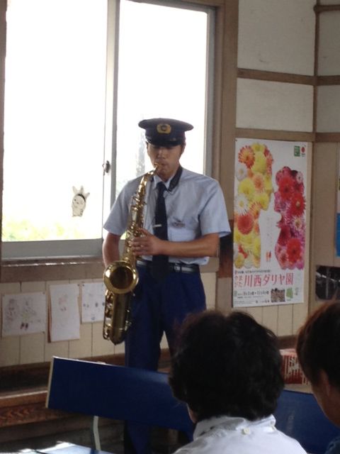 横山さんのサックス演奏