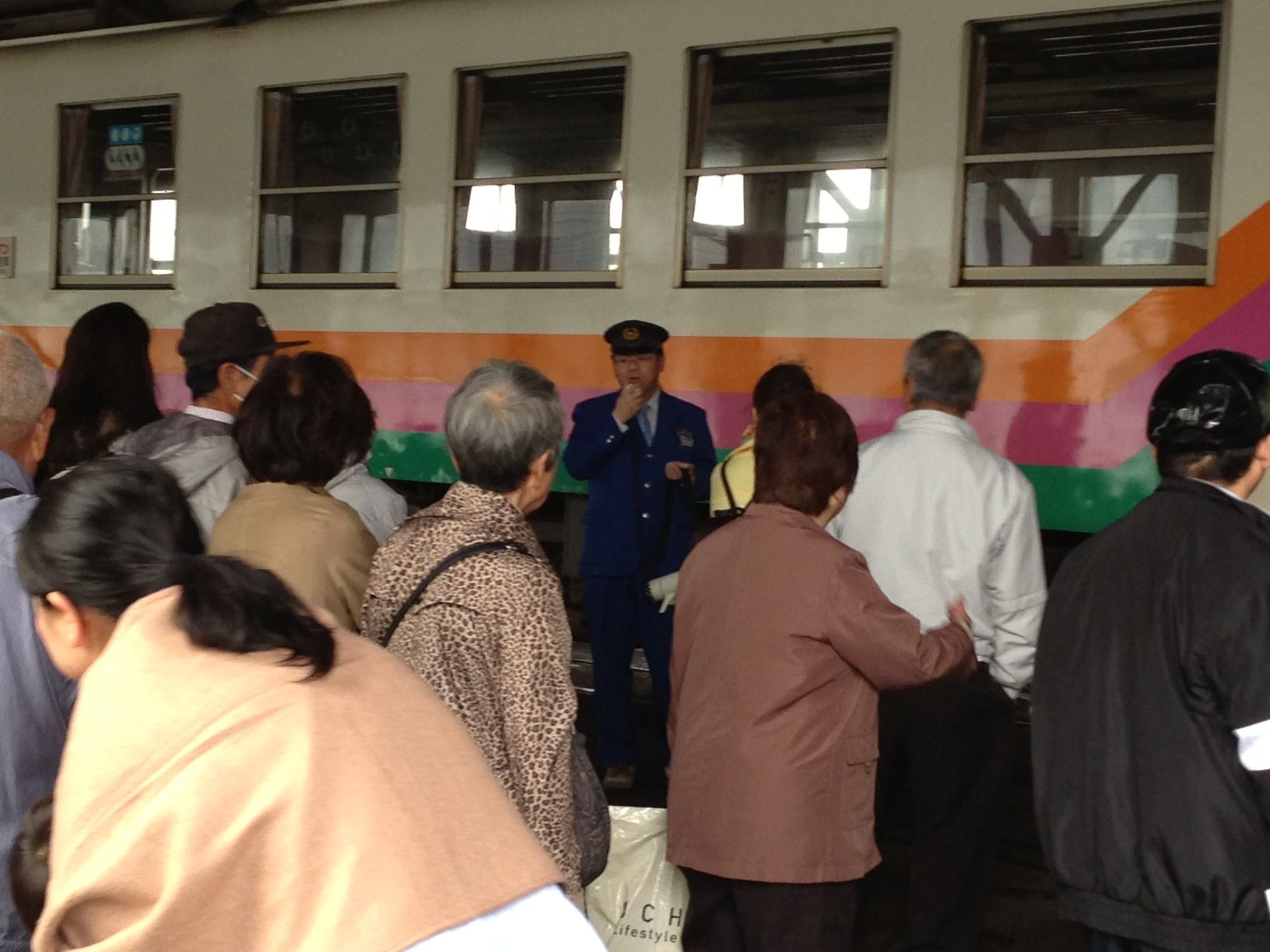 車両基地見学がありました！