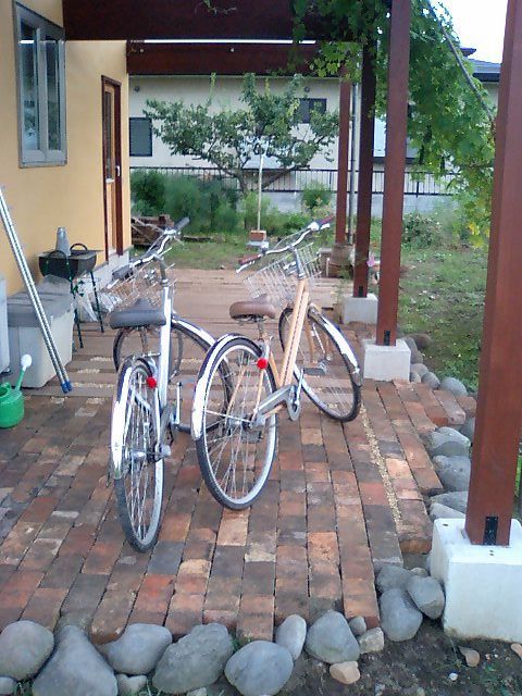 レンガと枕木でDIY