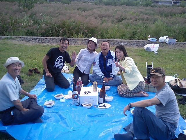 日本酒学校２期生OB会の芋煮会