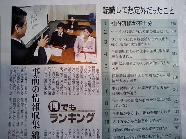 転職して想定外だったこと