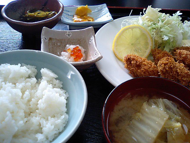 カキフライ定食