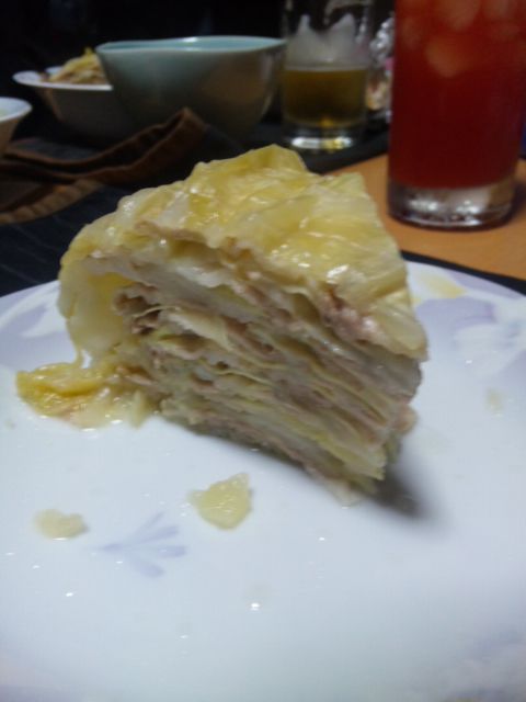 キャベツのミルフィーユ