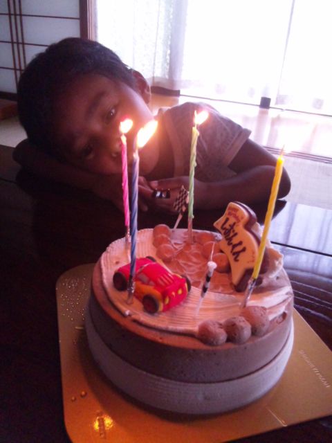 ４歳のHAPPY BIRTHDAY